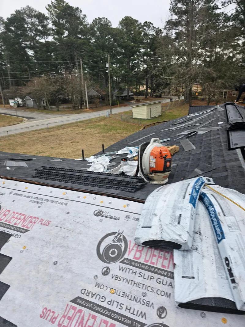 Ridge vent installation