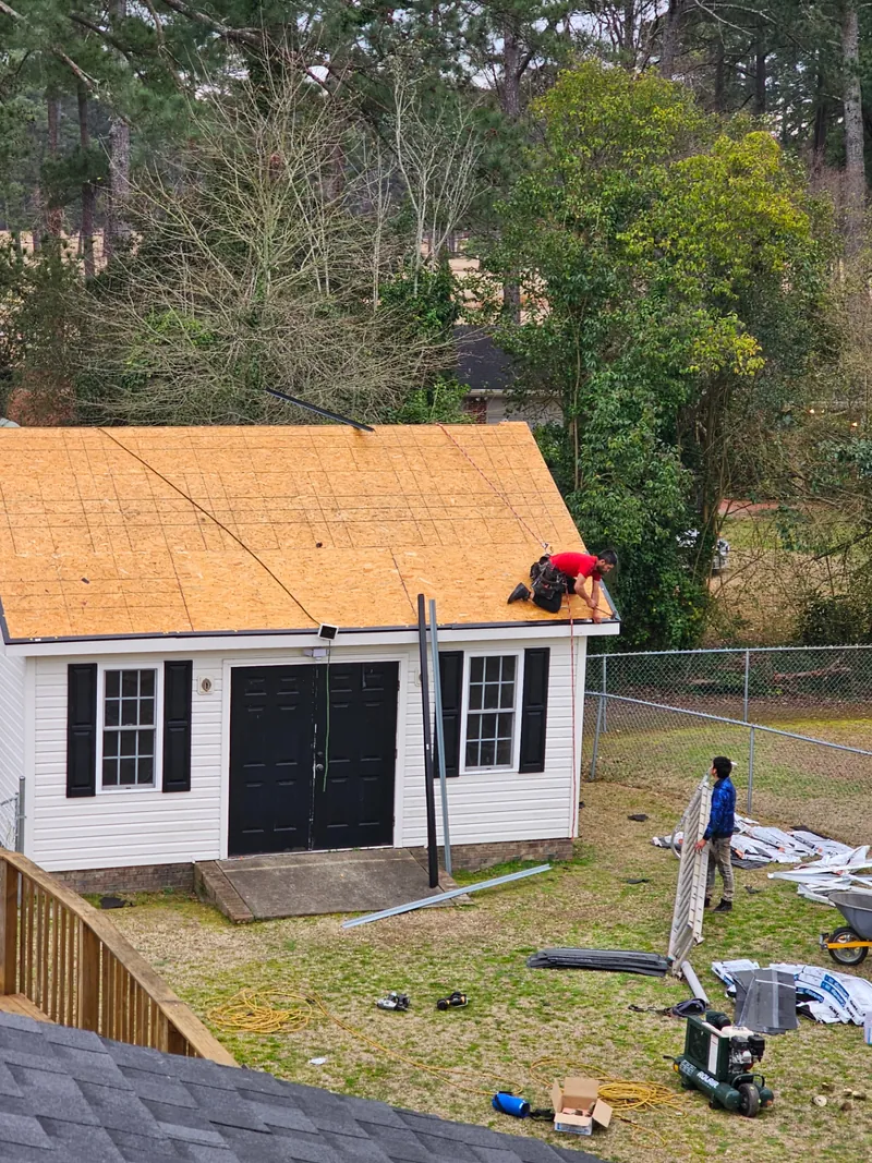 Shed roof replacement