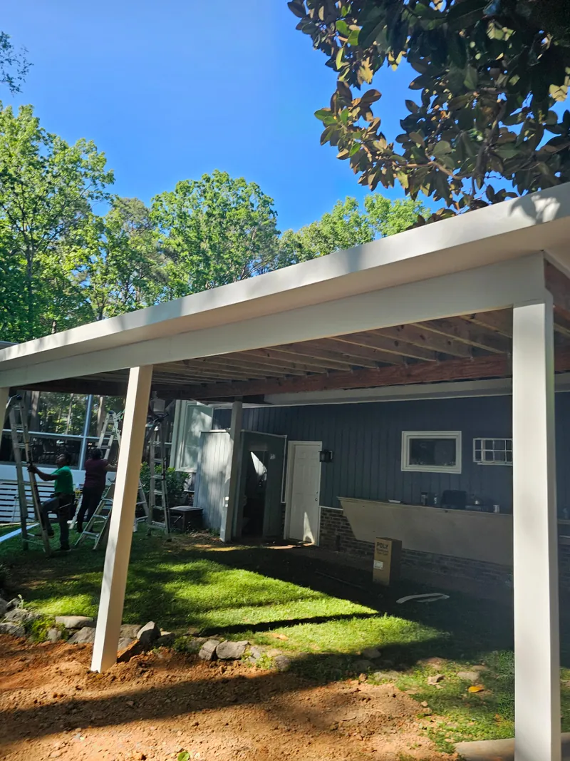 Carport wide view