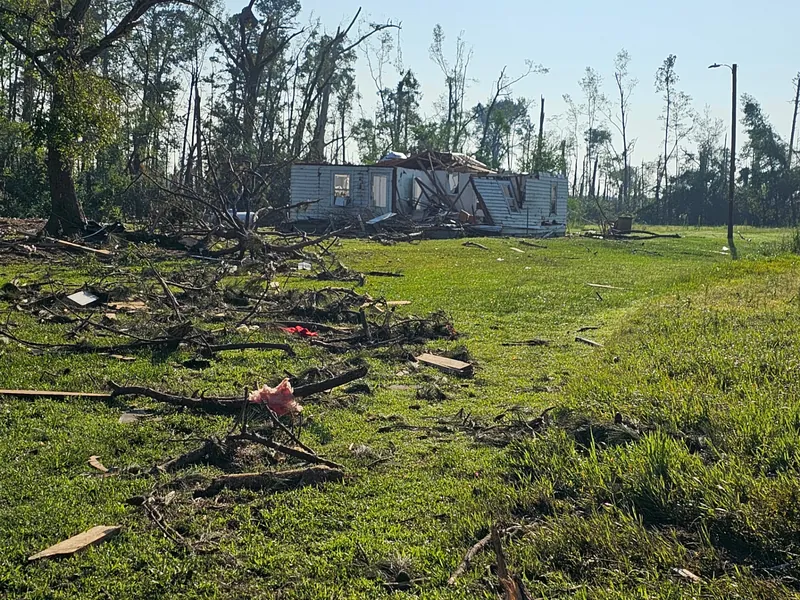 Storm damage near home