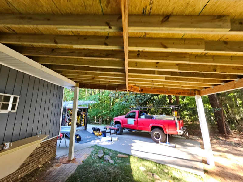 Carport interior structure