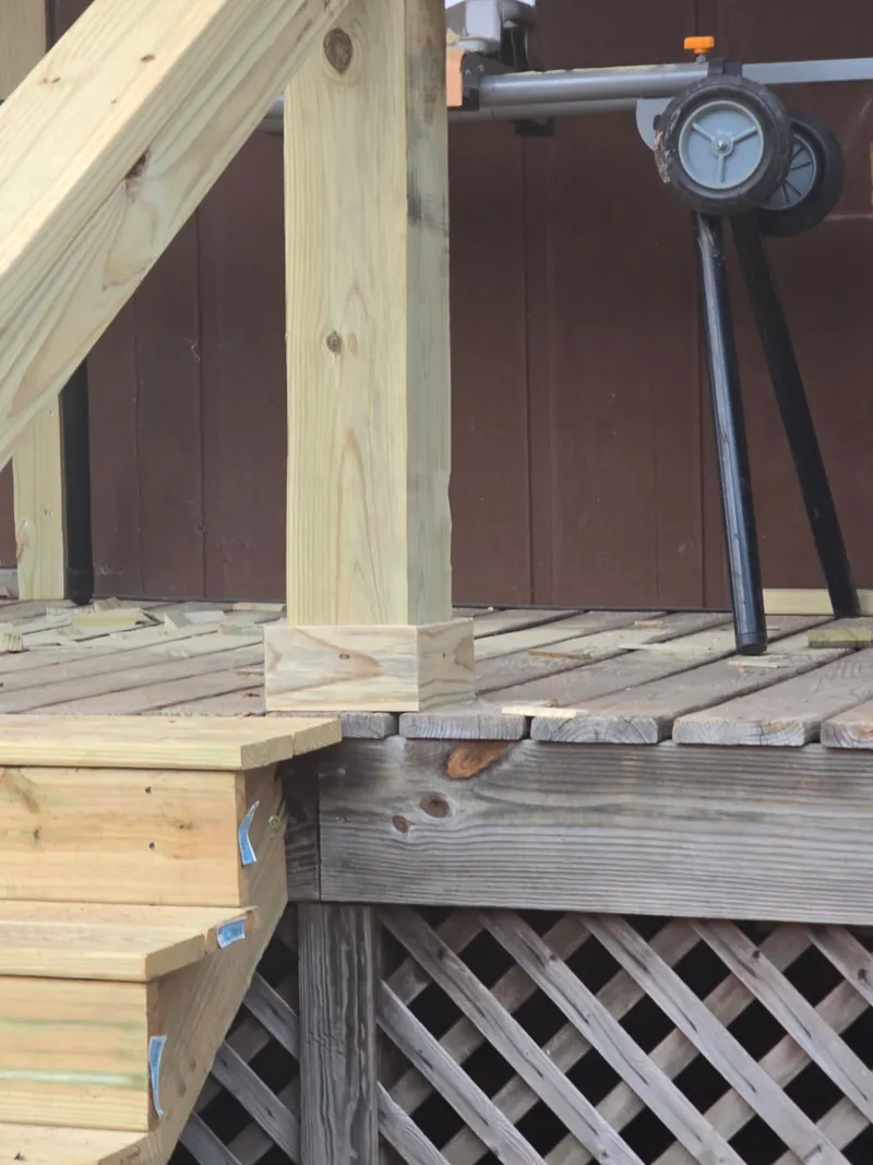 Deck construction detail