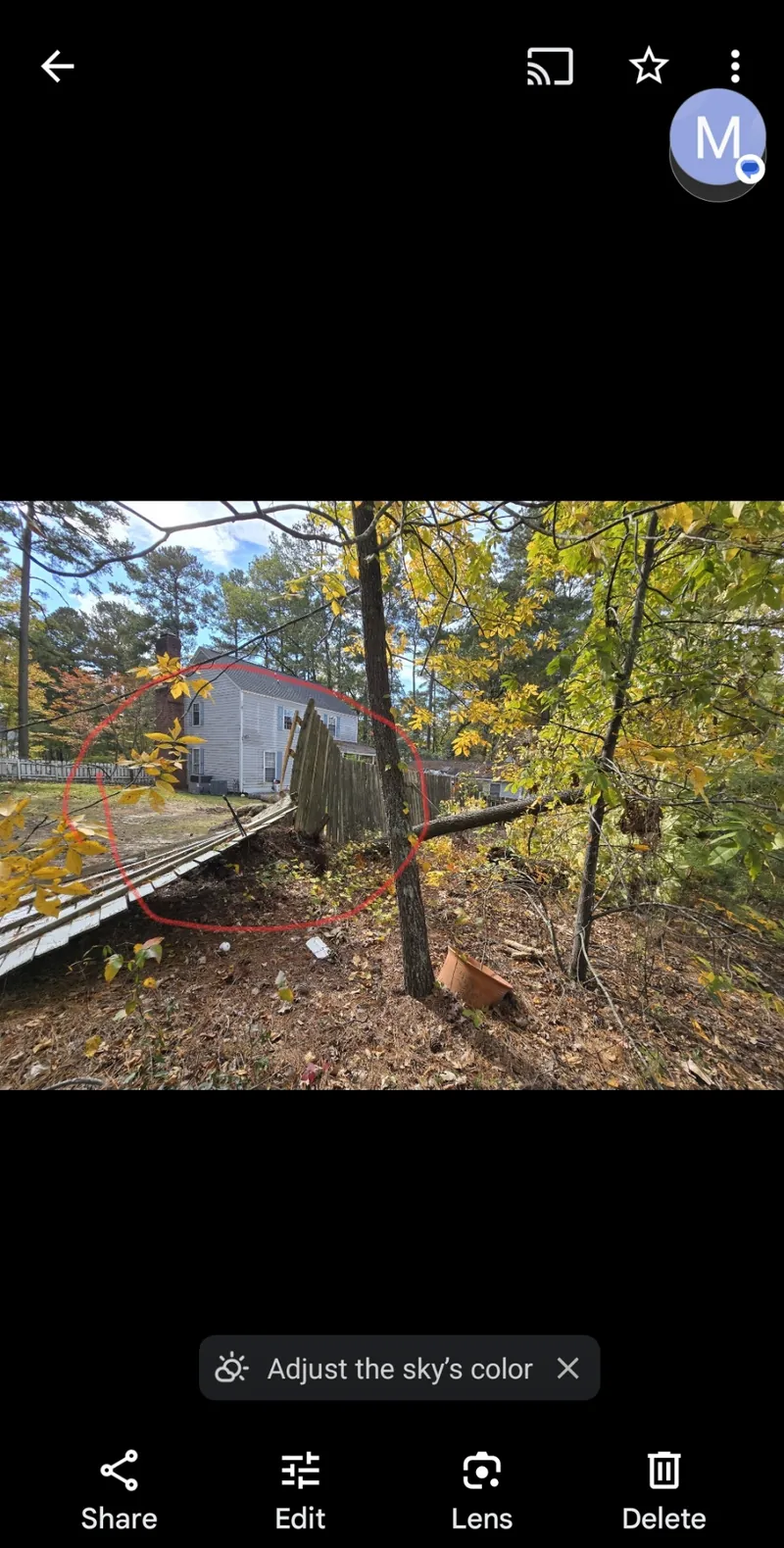 Storm damage cleanup process