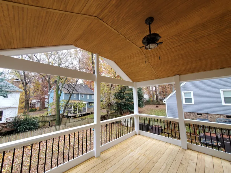 Porch ceiling detail