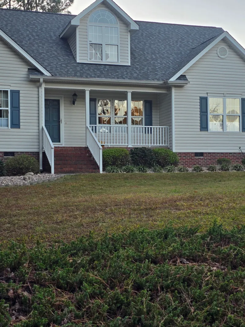 Front porch roof detail
