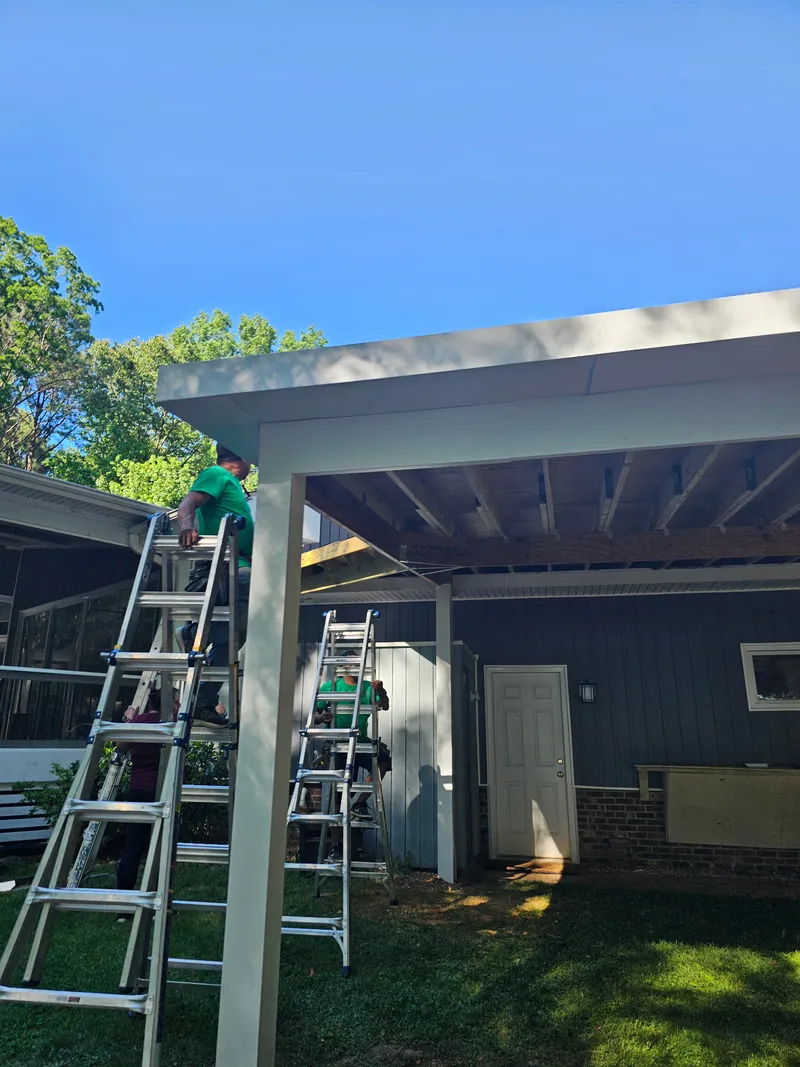 Carport work in progress