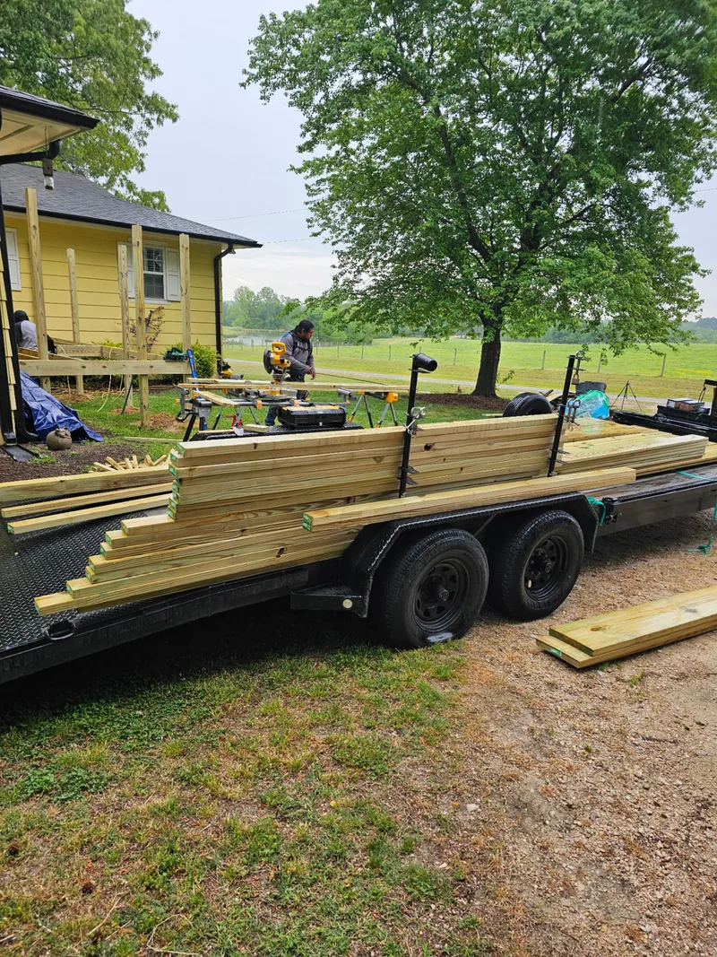Deck framing materials