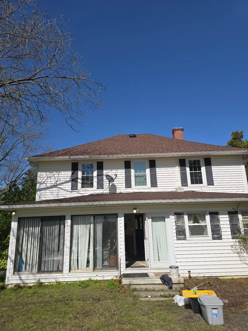 Completed roof replacement