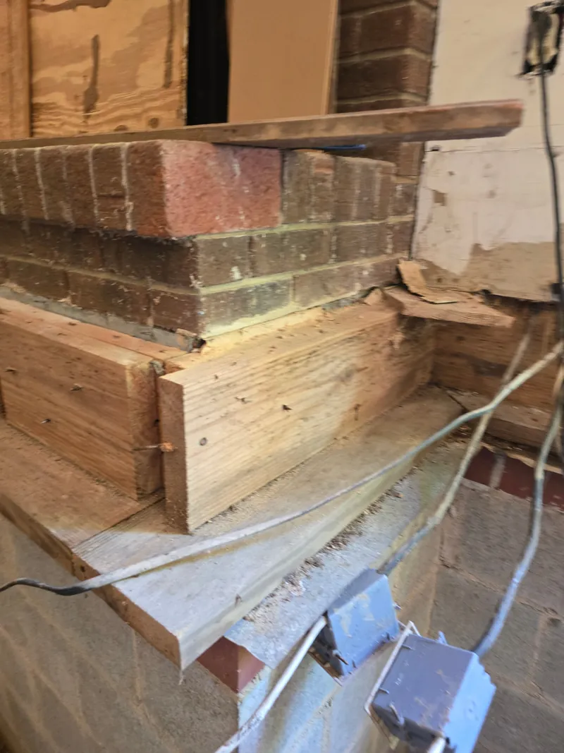 Chimney structural support