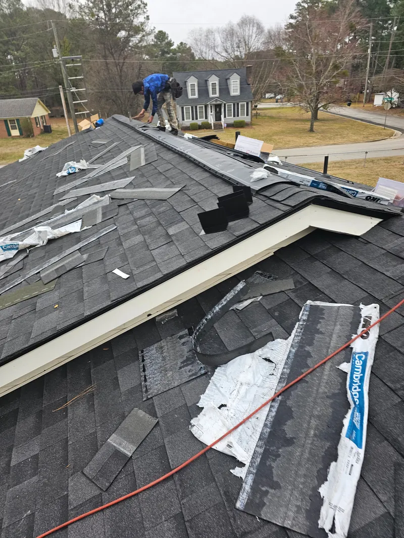 Shingle installation process